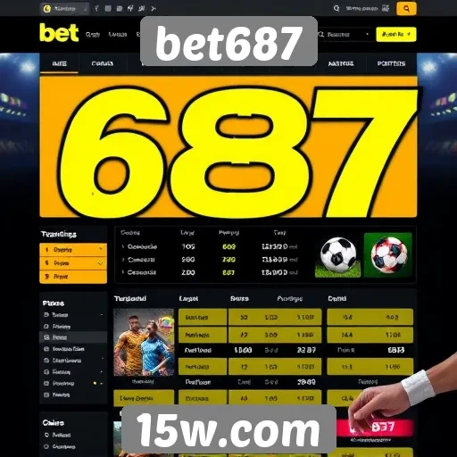 Interface do usuário do site Bet687 é intuitiva