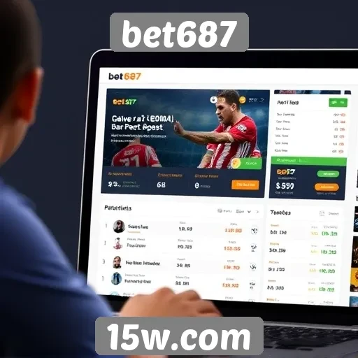 Análise da interface do site bet687